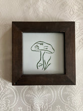 Load image into Gallery viewer, Framed Screen Print " Flippant Mushroom"