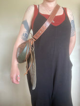 Load image into Gallery viewer, Small Rich Brown Cinch Top Shoulder Bag