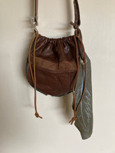 Load image into Gallery viewer, Small Rich Brown Cinch Top Shoulder Bag