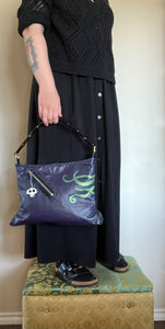 Merman and Tentacles with Bamboo Handel Handbag