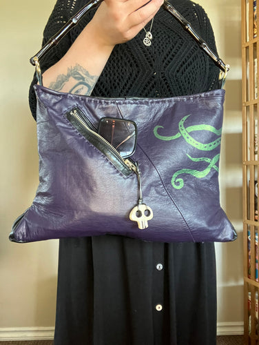 Merman and Tentacles with Bamboo Handel Handbag