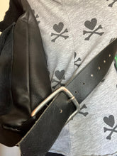 Load image into Gallery viewer, Black Leather Backpack