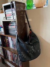 Load image into Gallery viewer, Bucket bag with Graves and Bats printed around the Bag