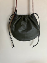 Load image into Gallery viewer, Cinch Top Bag with Skull Candle Screen print