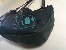 Load image into Gallery viewer, Black Half Moon Shoulder purse