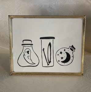 Framed print - "Spell Components"