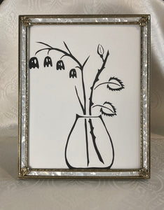 Framed Print "A Bouquet for Mrs. Addams"
