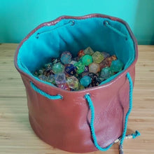 Load image into Gallery viewer, Custom Leather Dice bags